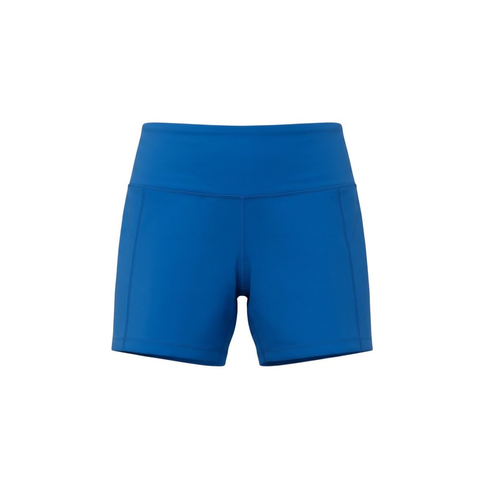 Yogalicious Lux Biker Shorts Womens L Blue Excellent High Waisted Athletic